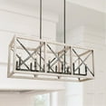 thumbnail image 4 of Capital Lighting 840401 Remi 12 Light 46" Wide Linear Chandelier - Brushed White Wash /, 4 of 7
