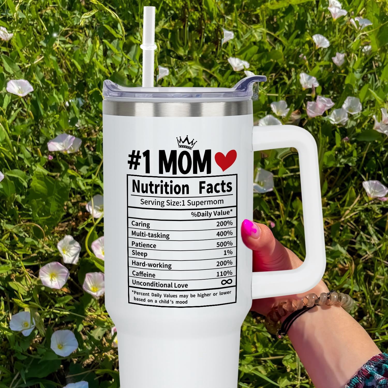 Gifts For Mom From Daughter Mother''S Day Gifts Mom Birthday Gifts 40 Oz Mom Tumbler With Handle And Straw