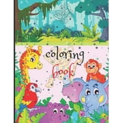 coloring book: coloring book for kids Jungle vibrant coloring Animal /coloring / adult coloring/colored pencils/good quality/ coloring books for adults (Paperback)