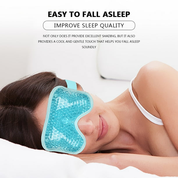 Cómodo PVC Eyes Pad Anti Insomnia Gel Ice Eye Mask para dormir Cuidado de la salud
