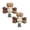 11# 2Pcs(Clover), variant on 5-Pack Soft Bird Nest Lining Material - Blended Hemp Silk, Jute Fiber & Bird Fluff for Small Birds' Comfortable Nests