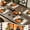 Black, variant on MIZHONA Fall Pumpkins Placemats Set of 4,Autumn Thanksgiving Linen Table Mats for Table Decorations 12x18 in