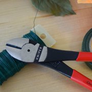 KNIPEX Tools - High Leverage Angled Diagonal Cutters, 12 Degree Angled, Multi-Component (7422200SBA), 8 inches