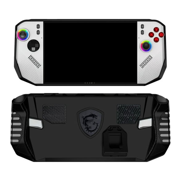 Protective Case with Stand For MSI claw 8 Z2 Extreme Game Machine,TPU Protector Sleeve Cover Shockproof Anti-Scratch Shell with Kickstand