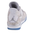 thumbnail image 4 of Nike Mens Air Jordan 4 Retro Laser White/Chrome-Metallic Silver 705333-105, 4 of 5