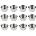 thumbnail image 2 of 12Pcs Stainless Steel Condiment Saucer Dipping Cups Chilli Ketchup Container, 2 of 9