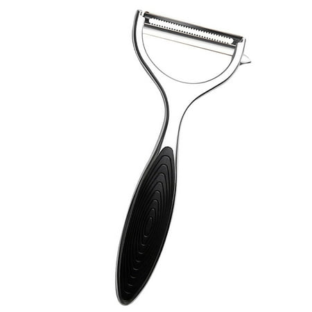 

Thinsont Stainless Steel Potato Cucumber Carrot Peeling Vegetables Fruit Black serrated