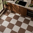 thumbnail image 4 of DEWOO 12''x12'' Peel and Stick Kitchen Backsplash Tiles Floral Cute Contact Paper Vintage Village Country Cottage Wallpaper Farmhouse Renter Friendly Geometry Heat & Water Resistant Kitchen Bedroom, 4 of 10