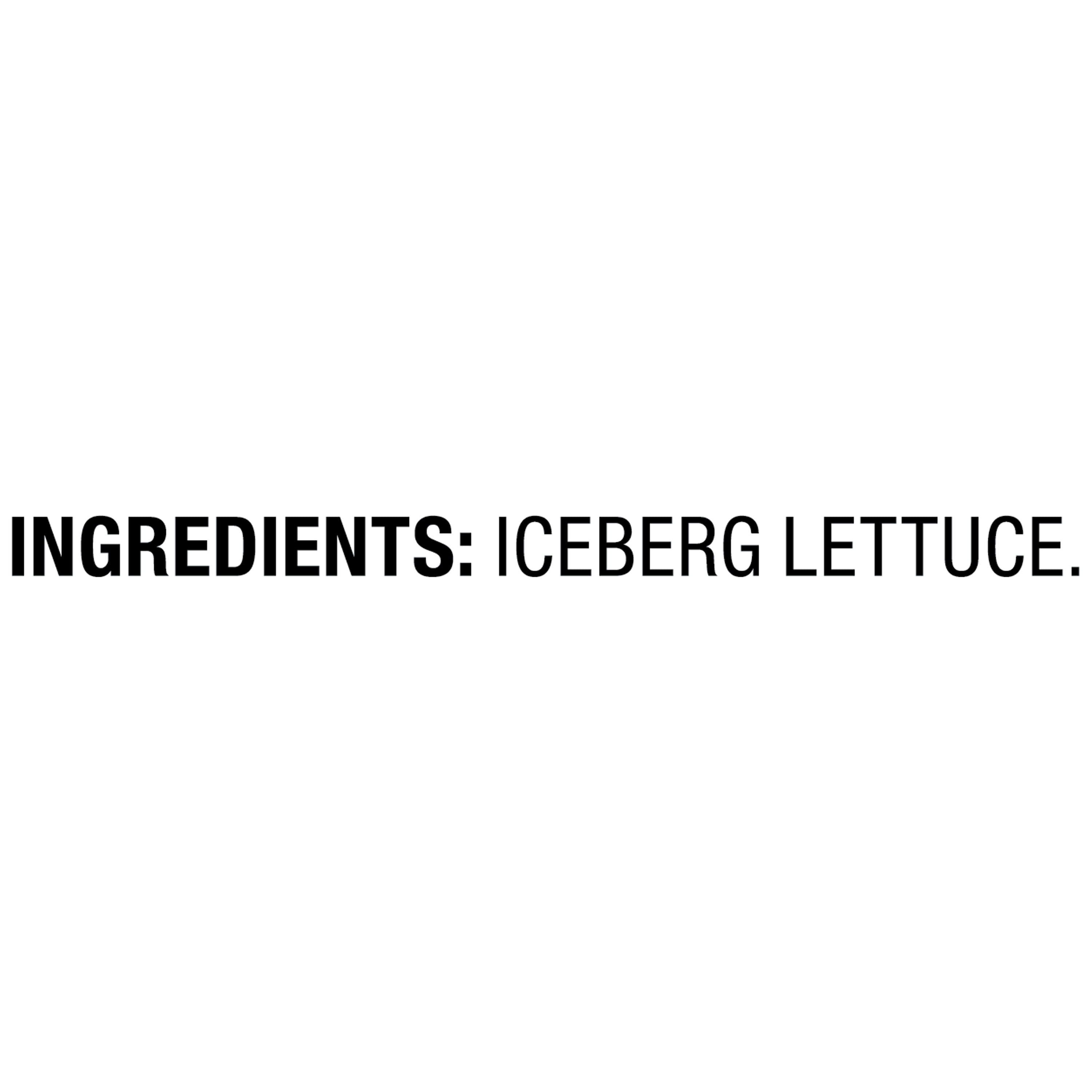 Marketside Fresh Shredded Iceberg Lettuce, 8 oz Bag
