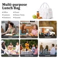 thumbnail image 3 of MEXS Insulated Lunch Bag for Women Men Large Reusable Lunch Box Adult Leakproof Portable Cooler Tote Bags for Work Picnic, 3 of 8