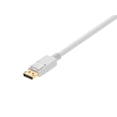 thumbnail image 3 of Monoprice Video Cable - 3 Feet - White | 28AWG Display Port to VGA Cable, Gold Plated Connectors, 3 of 6
