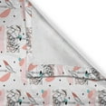 thumbnail image 3 of Ambesonne Flower Kitchen Curtains, Doodle Modern Peony, 55"x39", Charcoal Grey Blush, 3 of 3
