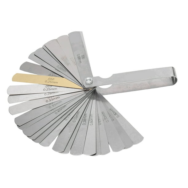 Galga de espesores Bling Bling 32 hojas Acero inoxidable 0,04 a 0,88 mm