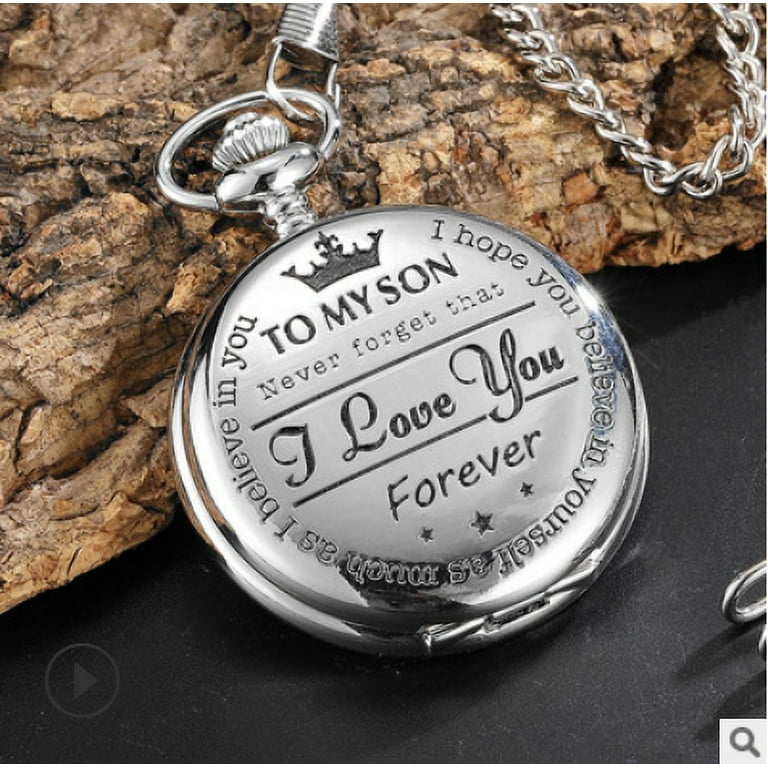 For Her Watch Reli Engraved Pocket Watch To Son Engraved Pocket