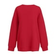 thumbnail image 6 of Oversized Crewneck Sweatshirt Women 2026 Fall Comfort Colors Sweatshirt Casual Long Sleeve Fleece Pullover Sweaters,S, 6 of 8