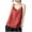 Red, variant on CYRBOKO Tank Tops for Women, Lightweight Summer Crew Neck Sleeveless Spaghetti strap top White Size S-3XL