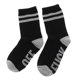 thumbnail image 2 of Funny Socks For Women Men Cotton Letter Print Fuck Off Crew Socks Gray, 2 of 5