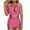 Hot Pink, variant on Tie Bathing Suits for Women Women Two Piece Swimsuit Summer Swimsuit Bikini Set Tankini Swimsuits 2 Piece Bathing Suit