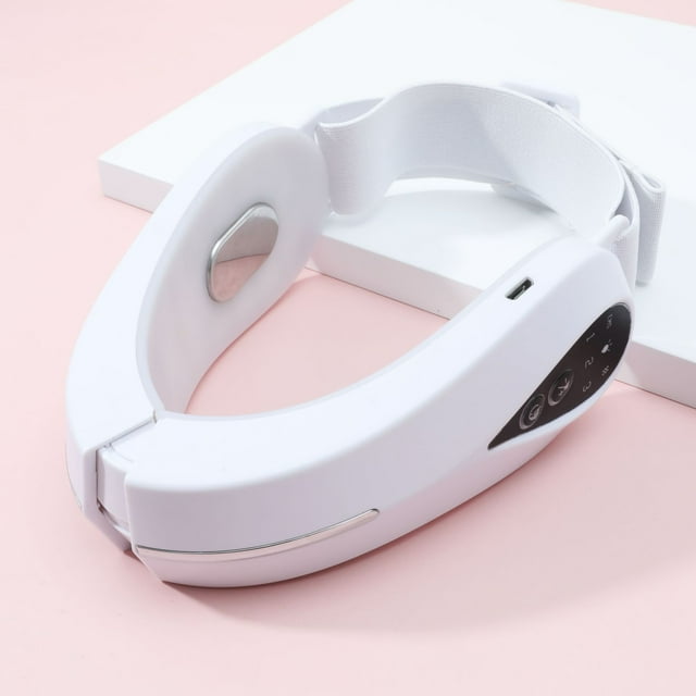 Instrument Minceur pour le Visage avec Contrôle du Visage en V, Lifting du Visage, Minceur, Double Menton et Portable, Raffermissant Intelligent pour le Visage, Blanc