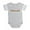 Heather Gray, variant on CafePress - Nebraska Rbw Txt - Cute Infant Baby Football Bodysuit