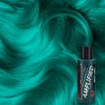 thumbnail image 3 of MANIC PANIC Siren's Song Amplified Semi-Permanent Hair Dye - Neon Blue Green Color - Glows in Blacklight - Vegan, PPD & Ammonia Free, 3 of 8