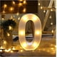 thumbnail image 1 of KAIYANG Luces LED con letras del alfabeto que se iluminan por la noche, letras de plástico, números, decoraciones de cumpleaños de pie, COLOR 2, 1 of 3
