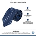 thumbnail image 4 of CTM  Neat Print Tie (Men), 4 of 4