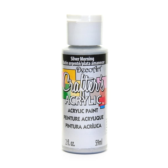 Crafters Acrylic 2 oz silver morning (pack of 12)