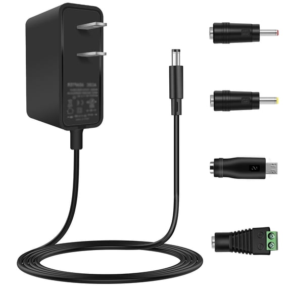 LujingZ  DC 6V 2A Power Supply Adapter 6Volt Power Adapter Charger DC in 6V Power Cord Compatible with 100mA 300mA 500mA 800mA 1000mA 1500mA 2000mA