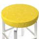 thumbnail image 3 of Disketp Yellow Glitter Funda Redonda para Taburete, Funda de Cojín para Silla de Bar Suave y Elástica-12 inch, 3 of 7