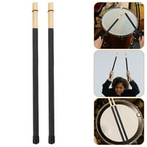 Masteelf 1 Pair of Bamboo Rods Drumsticks Professional Drum Sticks Percussion Drumsticks