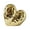Gold, variant on Modern Heart Shape Ceramics Statue Desk Decorative Accent for Living Room Enhancing Elegances