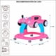 thumbnail image 3 of Andadera Prinsel  Auto Rosa, 3 of 8