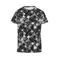 thumbnail image 4 of Wukai Seamless Pattern With Skulls Youth Unisex Short Sleeve T-Shirt for Boys, Girls, Teens, and Kids-X-Small, 4 of 7