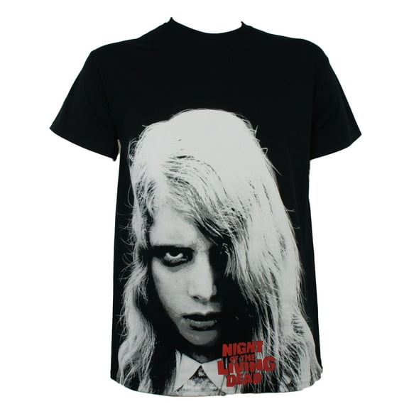 Night Of the Living Dead Mens Karen Cooper Kyra Zombie Face T-Shirt S