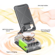 Wireless Bluetooth Phone Speaker Amplifier Cell Phone Stand for Home Outdoor - Adjustable Holder Anti-Slip Base HD Surround Sound, Great Gift Idea