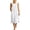 White 09, variant on Karymi Plus Size Sleeveless Midi Dress, Round Neck Casual A-Line Dress with Double Layer Hem and Pockets, Solid Summer Flowy Shift Dress Plus Size Dresses