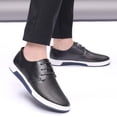 thumbnail image 2 of Zapatos casuales de tabla para hombre, zapatos de moda de gran tamaño con agujeros, zapatos para hombre, zapatos de una sola capa con agujeros, zapatos de cuero perforado para hombre, estilo masculino, 2 of 6