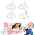 thumbnail image 1 of Tetina para vaso entrenador Guxetans compatible con biberones de cuello ancho Dr. Brown's, 4 piezas, 1 of 7