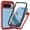 Red, variant on Kryonix for Google Pixel 10 Pro XL Rugged Case with Built-in Screen Protector, Two-Layer Shock-Absorption Protective Cover with Raised Camera and Screen Edge, for Men Women