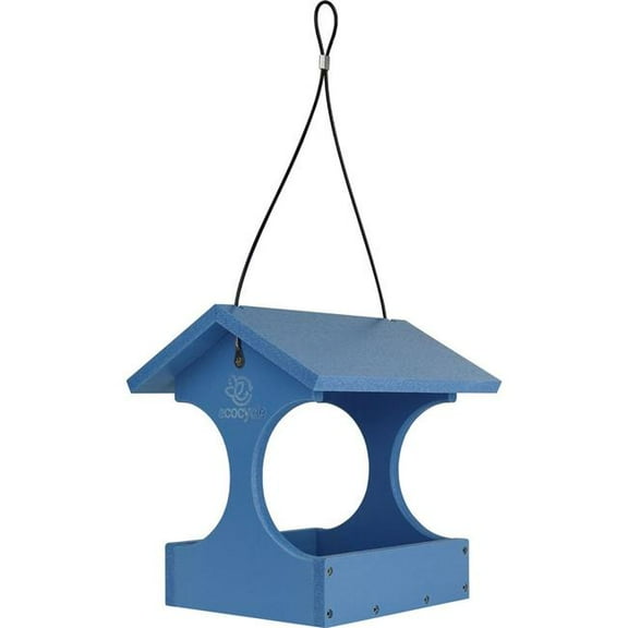 Natures Way RPFF2 0.85 qt. Eco-Cycle Dine-N-Dash Bird Feeder - Blue - Case of 2