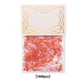 thumbnail image 4 of Minnieouse Juego de 1440 piezas de cristal con reverso plano, diamantes de imitación para decoración de uñas con brillo, accesorios para Juegos de manicura Naranja Minnieouse CE012310-04, 4 of 6