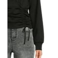 thumbnail image 3 of No Boundaries Juniors’ High Rib Sweatshirt, 3 of 5