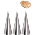 thumbnail image 2 of 12pcs Stainless Steel Baking Cones Diy Pastry Cream Horn Molds Tapered Tube Cone, 2 of 4