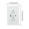 thumbnail image 4 of GUYUTING UL Listed USB Wall Outlet Charger 5V 2.1A with Smart Intelli-Chip for Fast Charging Tamper Resistant 16A for Home Use, 4 of 7