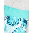 thumbnail image 6 of Alvivi Kids Girls Swimsuit Athletic Tankini Set Sports Swimwear 2 Piece Bathing Suit Turquoise 8, 6 of 7