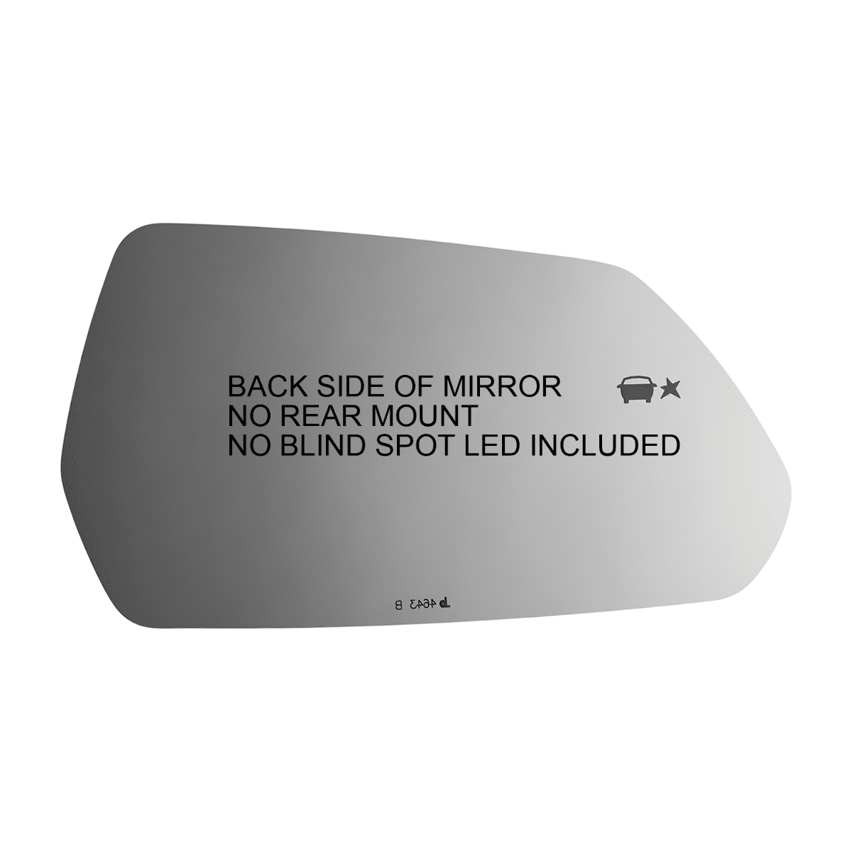 Burco Side View Mirror Replacement Glass - Clear Glass - 3135