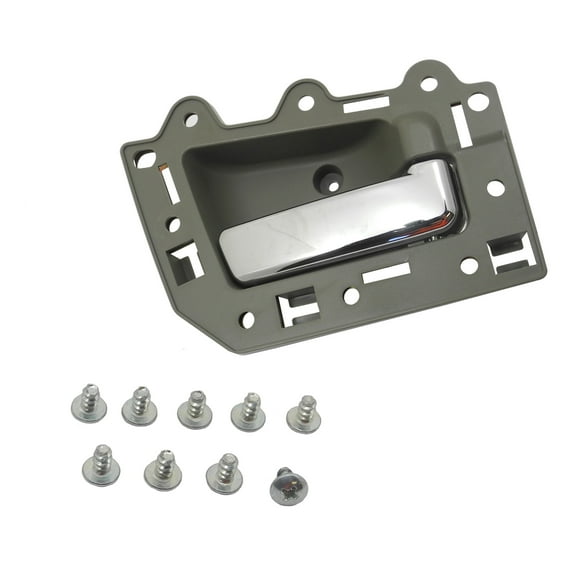 CF Advance For 05-11 Jeep Grand Cherokee Front Right Inside Door Handle Khaki Chrome Bolt 2005 2006 2007 2008 2009 2010 2011