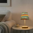 thumbnail image 4 of Table Lamp Small 5.9x10.8 Inches Table Lamps Night Light Tools & Home Improvement Bedroom Lamp Guest Room Lamp Study Lamp Office Lamp Colorful Cartoon Rainbow, 4 of 7
