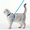 Blue, variant on PetThem Cat Harness and Leash, Small Large Cats Harness Escape Proof, Adjustable Soft Lightweight Step-in Kitten Harness and Leash Set for Walking Travel, Pink Leopard